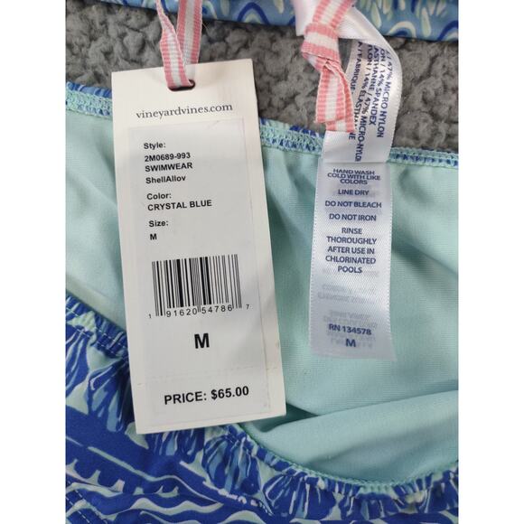 Vineyard Vines New swim bottoms Shell allover "crystal" size Med $65 - Picture 3 of 8